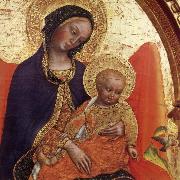 Gentile da  Fabriano Details of Madonna and child,with sts.lawrence and julian oil painting on canvas